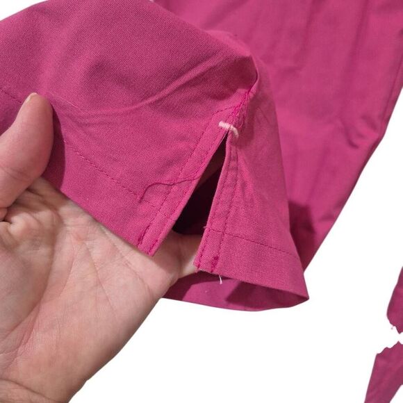 Iguana Med Women's Power Pink Poly/Cotton/Spandex Flare Leg Scrub Pants NEW NWT - Picture 12 of 15